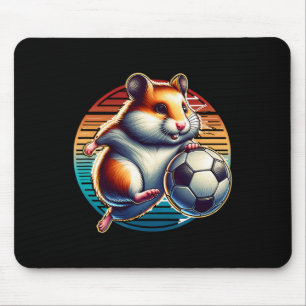 Hamster Soccer Player Cool Byll Champion Kids  Mouse Pad