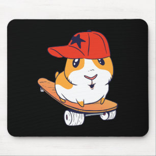 Hamster Swag Skateboarding  Mouse Pad