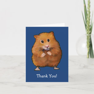 HAMSTER: THANK YOU CARD: ART
