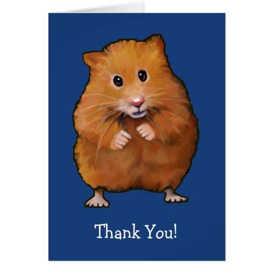 HAMSTER: THANK YOU CARD: ART CARD
