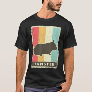 Hamster Vintage Retro Poster Animal T-Shirt