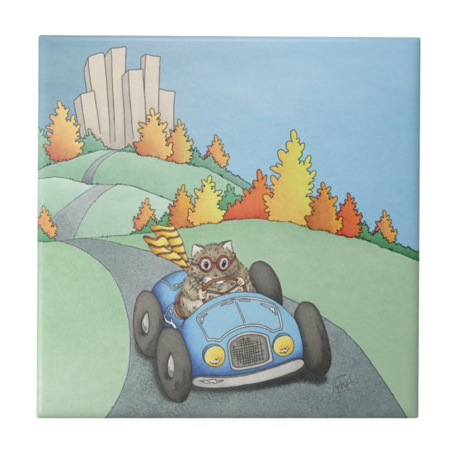 Hamster Weekend Getaway     Ceramic Tile (Front)