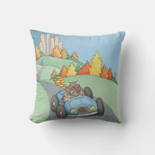 Hamster Weekend Getaway Throw Pillow