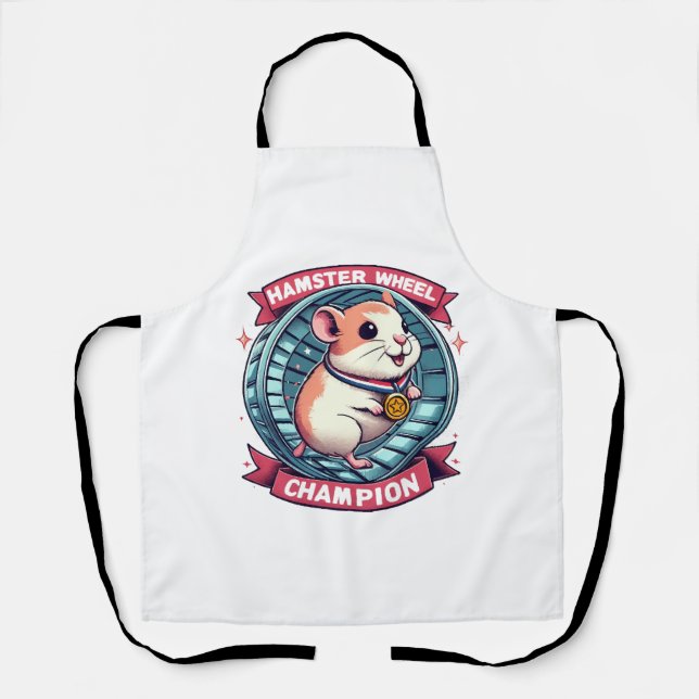 Hamster Wheel Champion Apron (Front)
