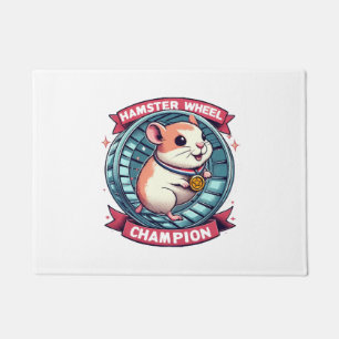 Hamster Wheel Champion Doormat
