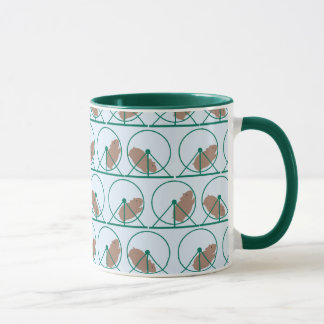 Hamster Wheel Mug (green)