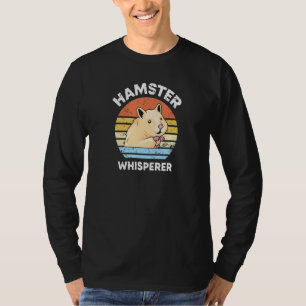 Hamster Whisperer Small Rodent Pet Hamster Retro T-Shirt