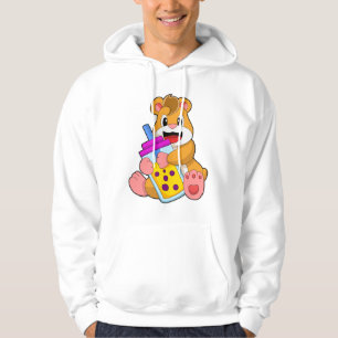 Hamster with Baby bottle Juice Hoodie