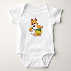 Hamster with Bag.PNG Baby Bodysuit
