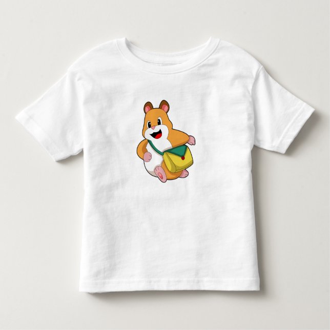 Hamster with Bag.PNG Toddler T-Shirt (Front)