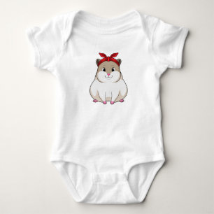 Hamster with Bandana Baby Bodysuit