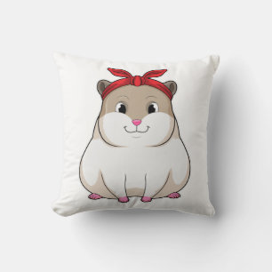 Hamster with Bandana Cushion