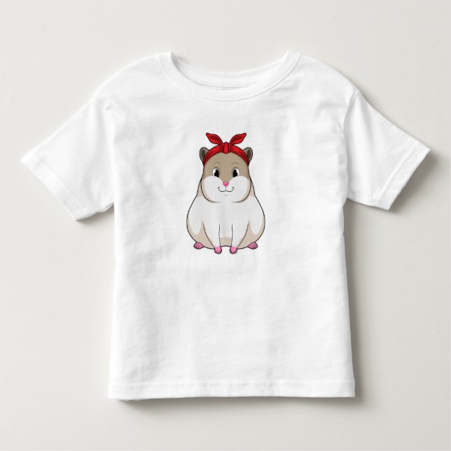 Hamster with Bandanna Toddler T-Shirt (Front)