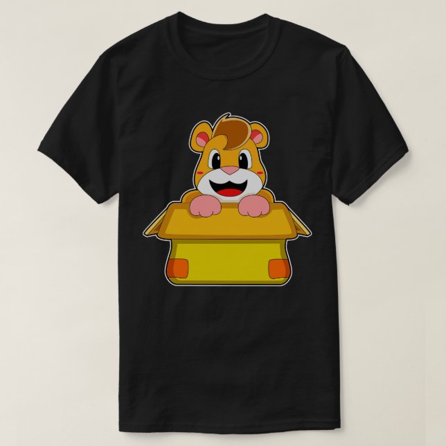 Hamster with Box T-Shirt (Design Front)