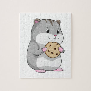 Hamster with Cookie Jigsaw Puzzle