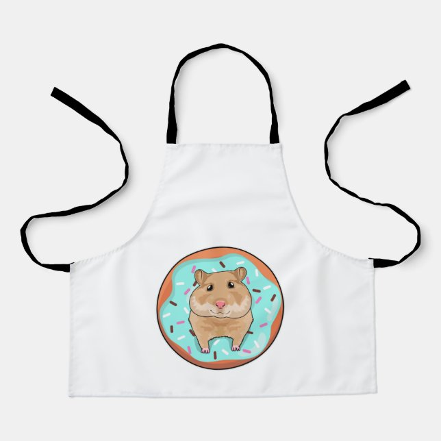 Hamster with Donut Apron (Front)
