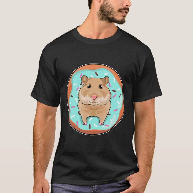 Hamster with Donut T-Shirt (Front)