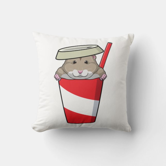 Hamster with Drink Cushion (Front)