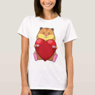 Hamster with Heart T-Shirt