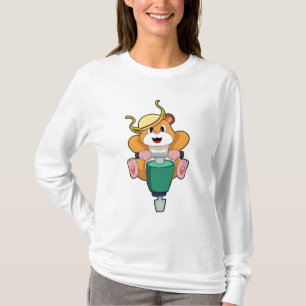 Hamster with Jackhammer T-Shirt