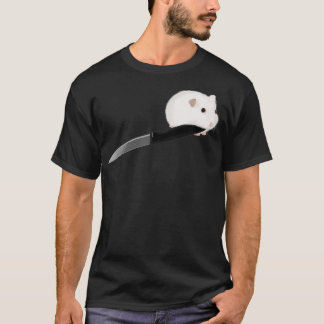 Hamster with Knife  (2)  T-Shirt