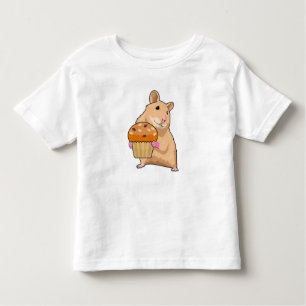 Hamster with Muffin Toddler T-Shirt