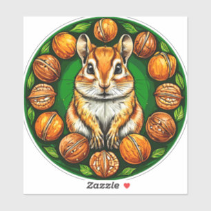 Hamster with nuts