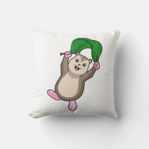 Hamster with Parachute Cushion