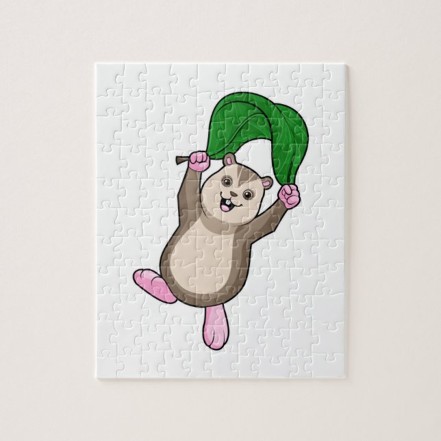 Hamster with Parachute Jigsaw Puzzle (Vertical)