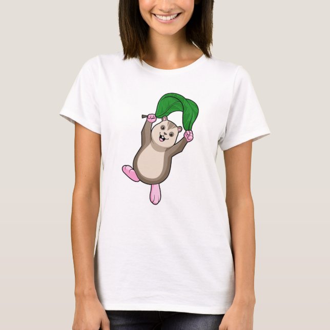 Hamster with Parachute T-Shirt (Front)