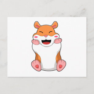 Hamster with red Cheeks Postcard