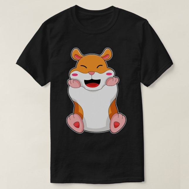 Hamster with red Cheeks T-Shirt (Design Front)