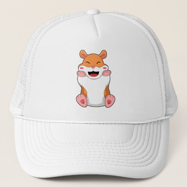 Hamster with red Cheeks Trucker Hat (Front)
