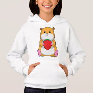 Hamster with Strawberry
