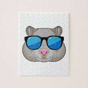 Hamster with Sunglasses Jigsaw Puzzle