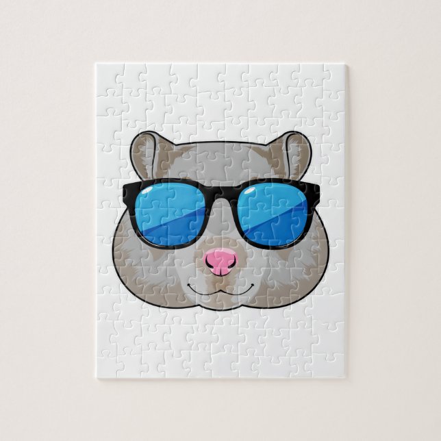 Hamster with Sunglasses Jigsaw Puzzle (Vertical)
