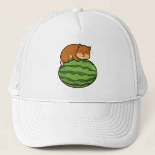 Hamster with Watermelon Trucker Hat