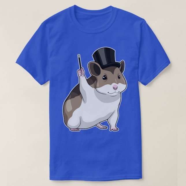 Hamster Wizard Magic wand T-Shirt (Design Front)