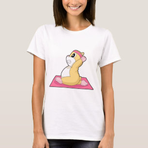 Hamster Yoga Fitness Gymnastics T-Shirt