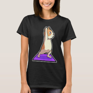 Hamster Yoga Poses Sport Gymnastics Ohm Heartbeat  T-Shirt