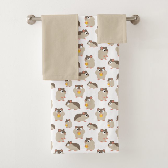 Hamsters Bath Towel Set (Insitu)