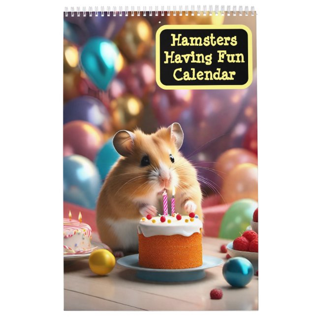 Hamsters Having Fun Calendar (Cover)