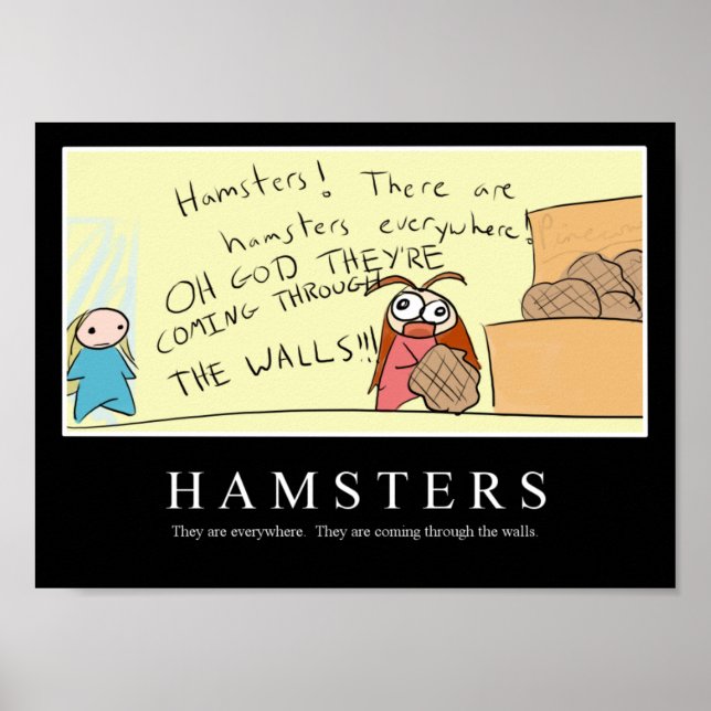 HAMSTERS inspirational poster (Front)