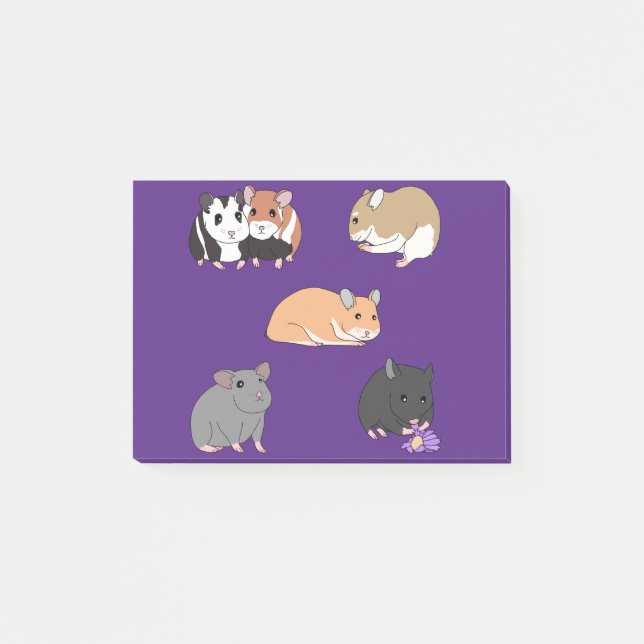 Hamsters  post-it notes (Front)