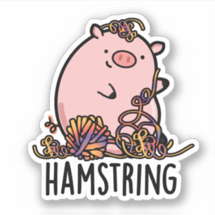 Hamstring Funny Pig Pun 