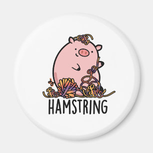 Hamstring Funny Pig Pun  Magnet