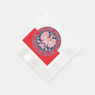 Hamtramck Michigan Polish Eagle Napkin