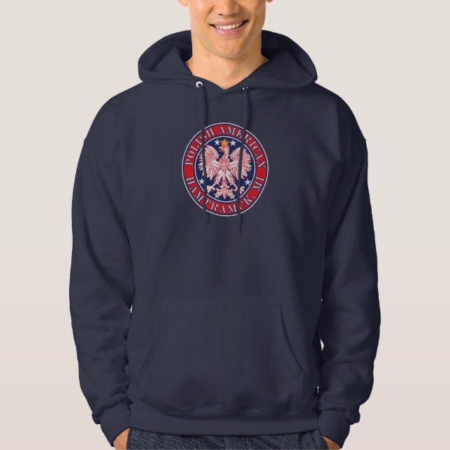 Hamtramck Michigan Polish Hoodie (Front)