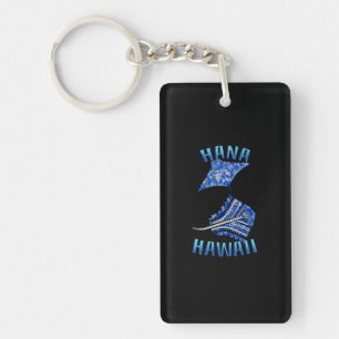 Hana Hawaii Vacation Tribal Stingray Key Ring