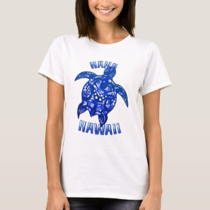 Hana Hawaii Vacation Tribal Turtle T-Shirt